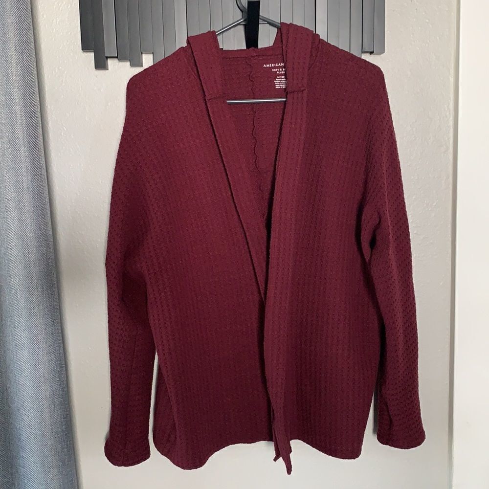 AEO Soft & Sexy Plush Cardigan like new - Picture 5 of 9